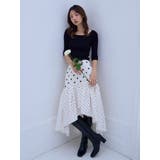 ドットジャカードイレヘムスカート | dazzlin | 詳細画像5