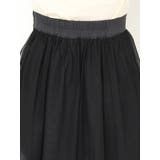 サテンパイピングシアーアシメティアードチュールスカート | dazzlin | 詳細画像21