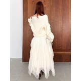 ヘムティアードチュールスカート | dazzlin | 詳細画像11