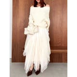 ヘムティアードチュールスカート | dazzlin | 詳細画像12