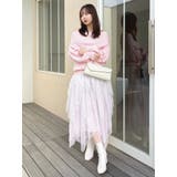 ヘムティアードチュールスカート | dazzlin | 詳細画像15