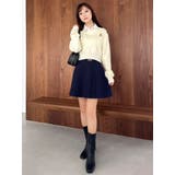 【POLO BCSコラボ】ベルトツキハイウエストプリーツミニスカート | dazzlin | 詳細画像17 