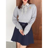 【POLO BCSコラボ】ベルトツキハイウエストプリーツミニスカート | dazzlin | 詳細画像18 