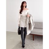 【久間田琳加コラボ】ビッグベルトコンパクトミニスカート | dazzlin | 詳細画像14 