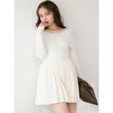 ニットプリーツミニスカート | dazzlin | 詳細画像2 