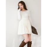 ニットプリーツミニスカート | dazzlin | 詳細画像3 