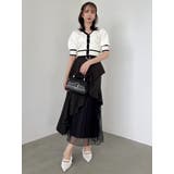 【追加生産分/新色追加】アシメプリーツマーメイドスカート | dazzlin | 詳細画像11 