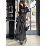 【追加生産分/新色追加】アシメプリーツマーメイドスカート | dazzlin | 詳細画像15 