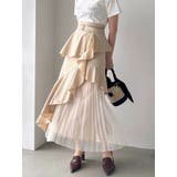 【追加生産分/新色追加】アシメプリーツマーメイドスカート | dazzlin | 詳細画像25 