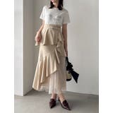 【追加生産分/新色追加】アシメプリーツマーメイドスカート | dazzlin | 詳細画像27 