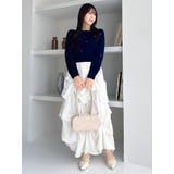 ランダムドレープタックスカート | dazzlin | 詳細画像7 