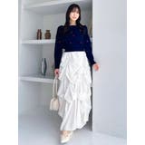 ランダムドレープタックスカート | dazzlin | 詳細画像9 