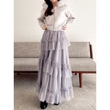 【WEB限定】チュールフリルティアードスカート | dazzlin | 詳細画像11 