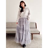 【WEB限定】チュールフリルティアードスカート | dazzlin | 詳細画像12 