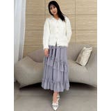 【WEB限定】チュールフリルティアードスカート | dazzlin | 詳細画像14 