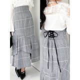 【再生産/新色追加】バックレースアップアシメマーメイドスカート | dazzlin | 詳細画像10 