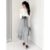 【再生産/新色追加】バックレースアップアシメマーメイドスカート | dazzlin | 詳細画像12 