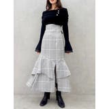 【再生産/新色追加】バックレースアップアシメマーメイドスカート | dazzlin | 詳細画像16 