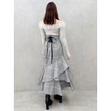 【再生産/新色追加】バックレースアップアシメマーメイドスカート | dazzlin | 詳細画像20 