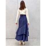 【再生産/新色追加】バックレースアップアシメマーメイドスカート | dazzlin | 詳細画像36 