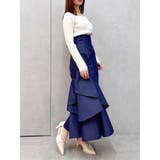 【再生産/新色追加】バックレースアップアシメマーメイドスカート | dazzlin | 詳細画像37 