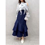 【再生産/新色追加】バックレースアップアシメマーメイドスカート | dazzlin | 詳細画像38 