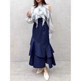 【再生産/新色追加】バックレースアップアシメマーメイドスカート | dazzlin | 詳細画像39 