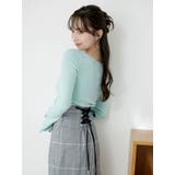 【再生産/新色追加】バックレースアップアシメマーメイドスカート | dazzlin | 詳細画像4 