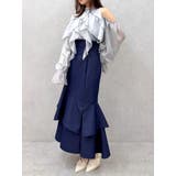 【再生産/新色追加】バックレースアップアシメマーメイドスカート | dazzlin | 詳細画像40 