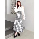 【再生産/新色追加】バックレースアップアシメマーメイドスカート | dazzlin | 詳細画像48 