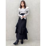 【再生産/新色追加】バックレースアップアシメマーメイドスカート | dazzlin | 詳細画像6 