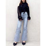 バックリボンフルイドパンツ | dazzlin | 詳細画像21 