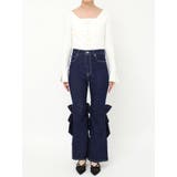 バックリボンフルイドパンツ | dazzlin | 詳細画像36 