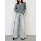 スイッチングワイドデニムパンツ | dazzlin | 詳細画像12 