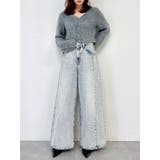 スイッチングワイドデニムパンツ | dazzlin | 詳細画像14 