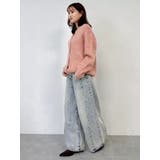 スイッチングワイドデニムパンツ | dazzlin | 詳細画像17 