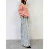 スイッチングワイドデニムパンツ | dazzlin | 詳細画像21 