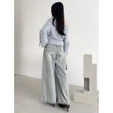 スイッチングワイドデニムパンツ | dazzlin | 詳細画像41 