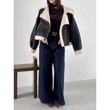 スイッチングワイドデニムパンツ | dazzlin | 詳細画像47 