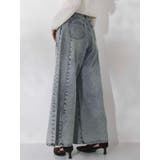 スイッチングワイドデニムパンツ | dazzlin | 詳細画像5 