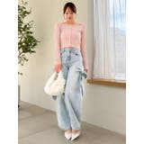 ミニケーブルスクエアニットトップス | dazzlin | 詳細画像18 