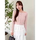 ミニケーブルスクエアニットトップス | dazzlin | 詳細画像19 