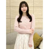 ミニケーブルスクエアニットトップス | dazzlin | 詳細画像24 