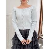 ミニケーブルスクエアニットトップス | dazzlin | 詳細画像29 