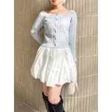 ミニケーブルスクエアニットトップス | dazzlin | 詳細画像32 