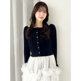 ミニケーブルスクエアニットトップス | dazzlin | 詳細画像38 