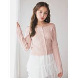 ミニケーブルスクエアニットトップス | dazzlin | 詳細画像4 