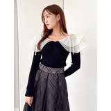 アームリボンリブプルオーバー | dazzlin | 詳細画像5