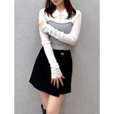 シアーレイヤードライクニットトップス | dazzlin | 詳細画像11 