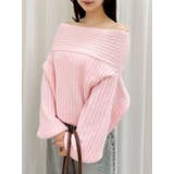 ピンク | オーバーパステリーニット | dazzlin